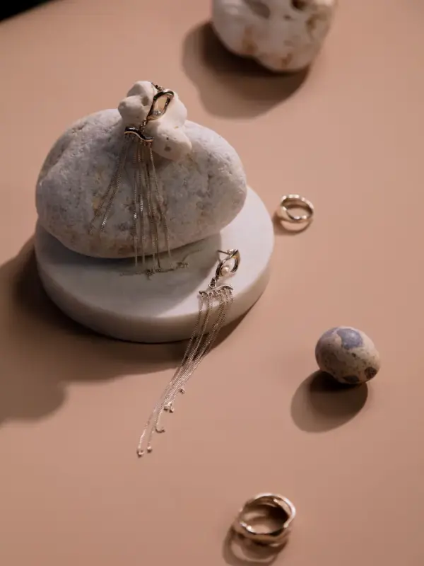 Pebble Drop Earrings