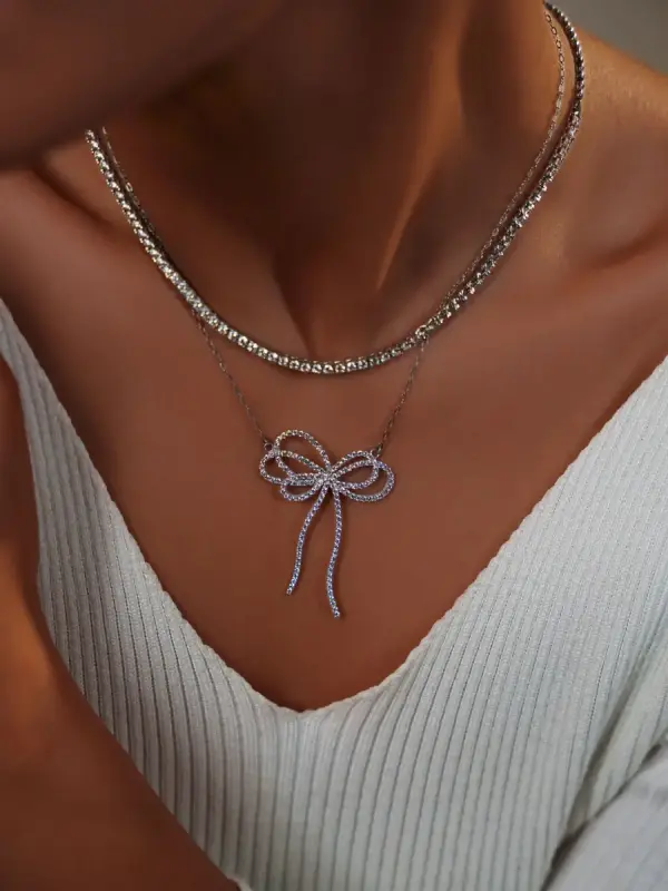Ribbon Necklace